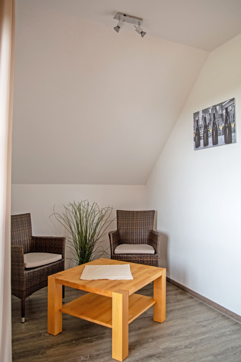 Säntisblick Sitzbereich Schlafzimmer